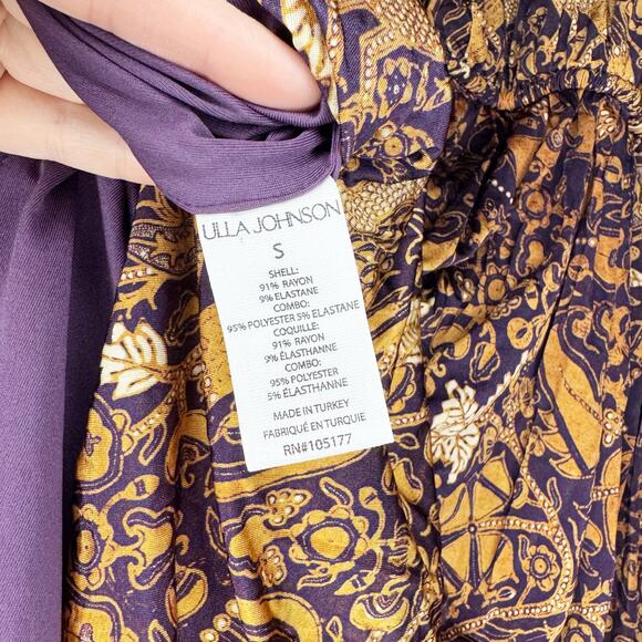 Ulla Johnson Wilhemina Printed Long Sleeve Mini Dress Small - Picture 11 of 13